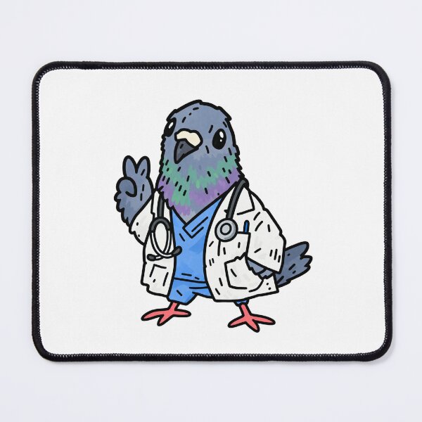 Item preview, Funny Pigeon Doctor Cute Medic Bird designed and sold by MonkiFlipp.