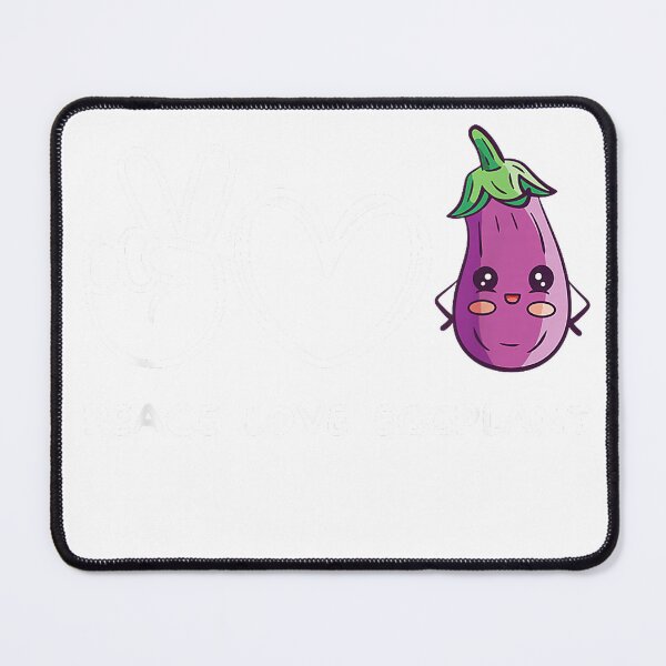 Item preview, Peace, Love Eggplant Retro Eggplant Lover Food Lover T-Shirt designed and sold by KTY-NUSS.