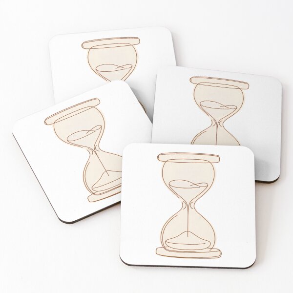 Item preview, Vintage Hourglass Time Illustration Design designed and sold by KRStyleClub.