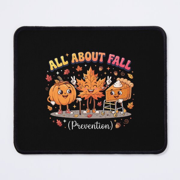 Item preview, All About Fall Prevention Cute Autumn Characters designed and sold by Dmo3HarkoArt.