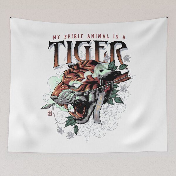 Item preview, MY SPIRIT ANIMAL IS A TIGER designed and sold by Angoes25.