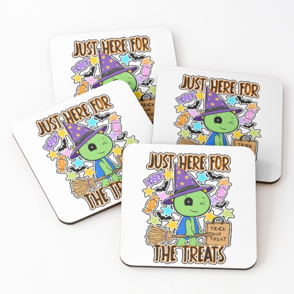 Item preview, Just here for the treat! Cute Halloween tshirt designed and sold by LiamFitzpatrick.