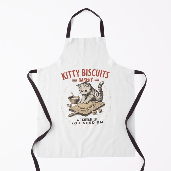 Aperçu de l'œuvre T-shirt Comfort Colors Funny Kitty Biscuits Bakery créée et vendue par OldSchoolCubak.