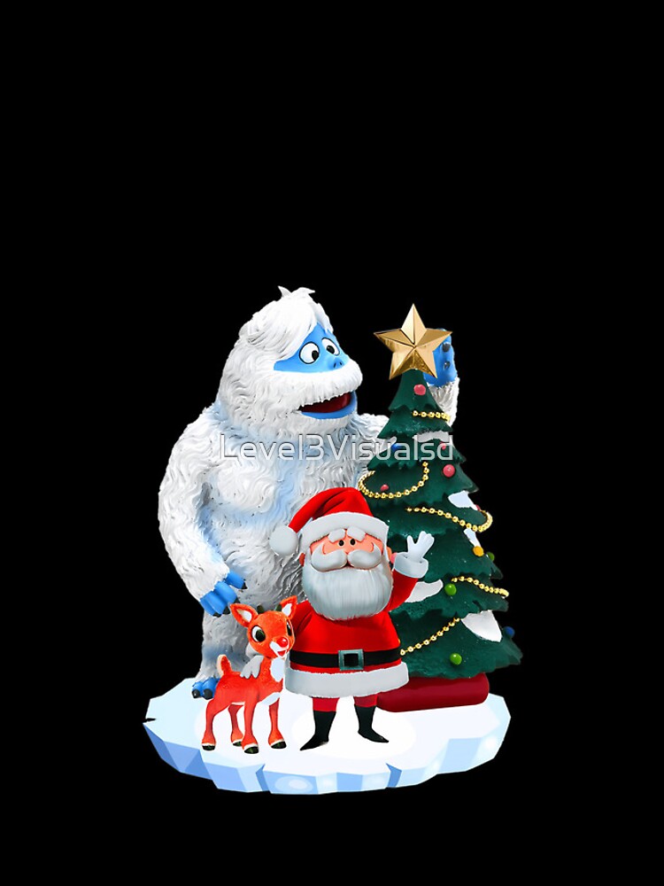 Thumbnail 4 of 4, iPhone Case, Bumble Rudolph And Santa designed and sold by Level3Visualsd.