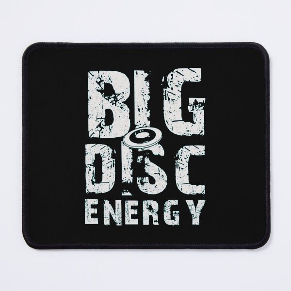 Item preview, Big Disc Energy Retro Distressed Sports Typography designed and sold by JeoffroiCourtem.