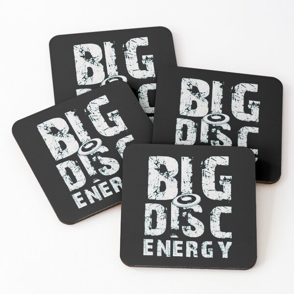 Item preview, Big Disc Energy Retro Distressed Sports Typography designed and sold by JeoffroiCourtem.