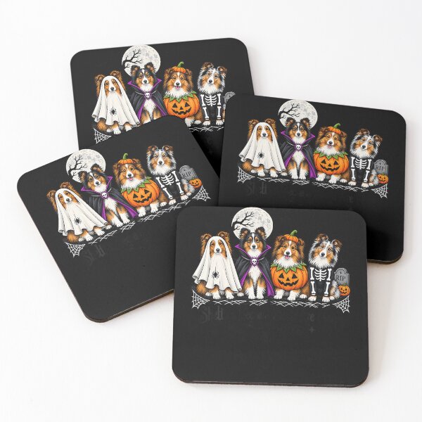 Item preview, Shelties Because People Are Creepy Halloween Dogs designed and sold by Tomtomatos.