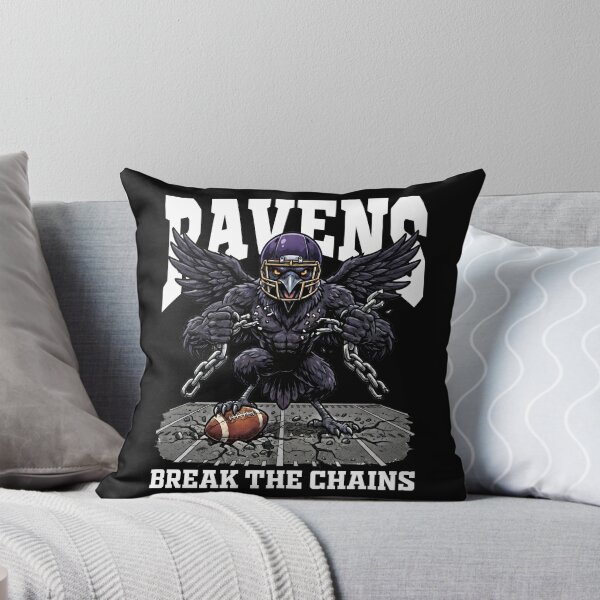 Item preview, RAVENS BREAK THE CHAINS - BAL RAVENS designed and sold by KEF Custom.