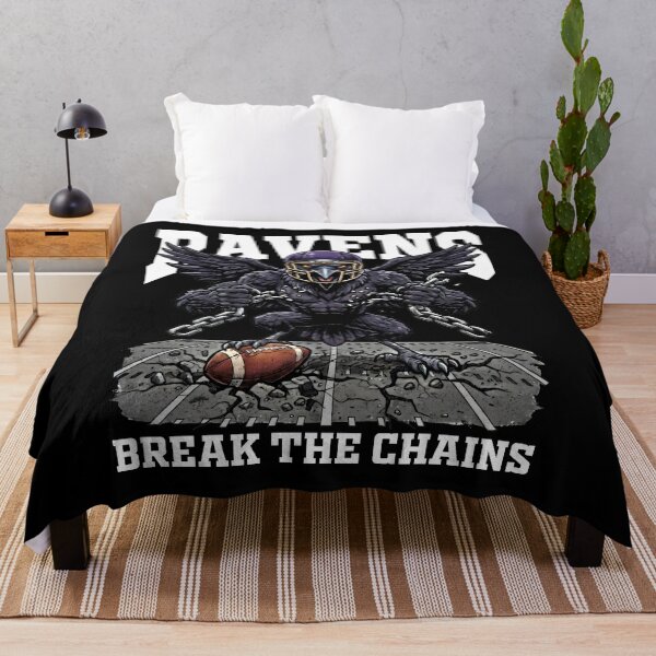 Item preview, RAVENS BREAK THE CHAINS - BAL RAVENS designed and sold by KEF Custom.