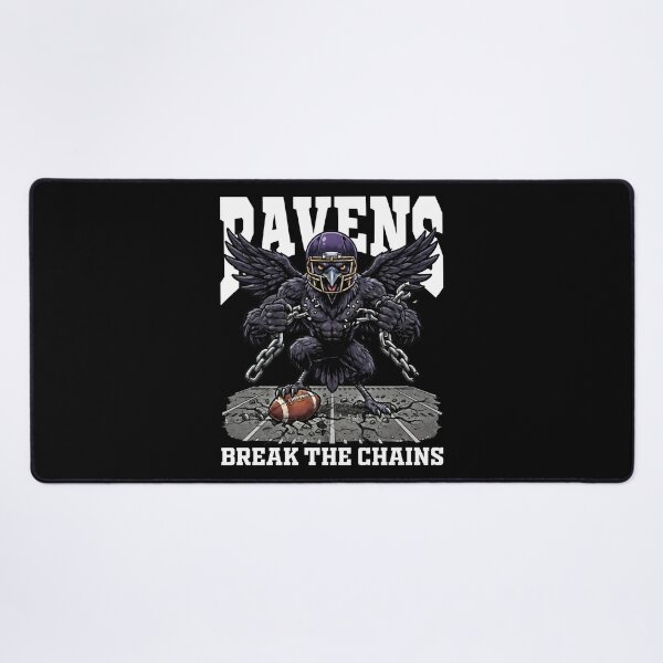 Item preview, RAVENS BREAK THE CHAINS - BAL RAVENS designed and sold by KEF Custom.