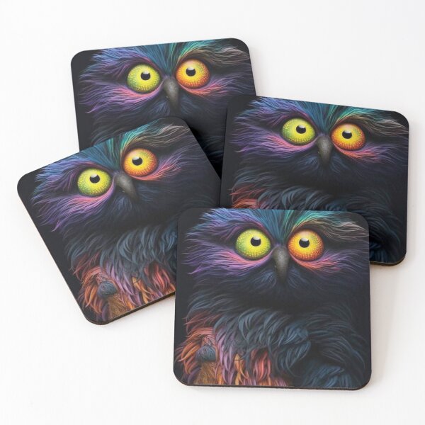 Item preview, Colorful Whimsical Owl Illustration designed and sold by Noah-Gallery.