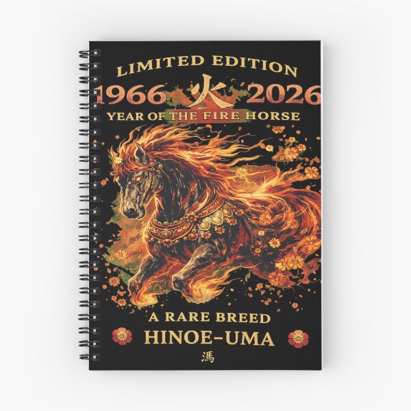 Item preview, Limited Edition Fire Horse 1966 2026 Zodiac Art designed and sold by Jacklynmard.