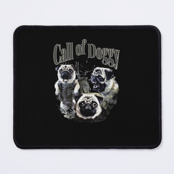 Item preview, Funny Call of Doggy Military Pug Puppies Parody designed and sold by JeoffroiCourtem.