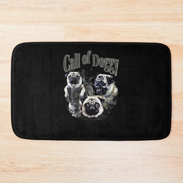 Item preview, Funny Call of Doggy Military Pug Puppies Parody designed and sold by JeoffroiCourtem.