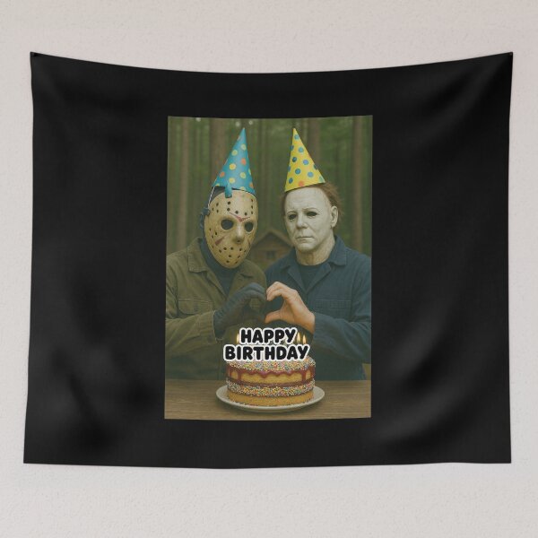 Item preview, Horror Icons Birthday Cake designed and sold by Jacklynmard.