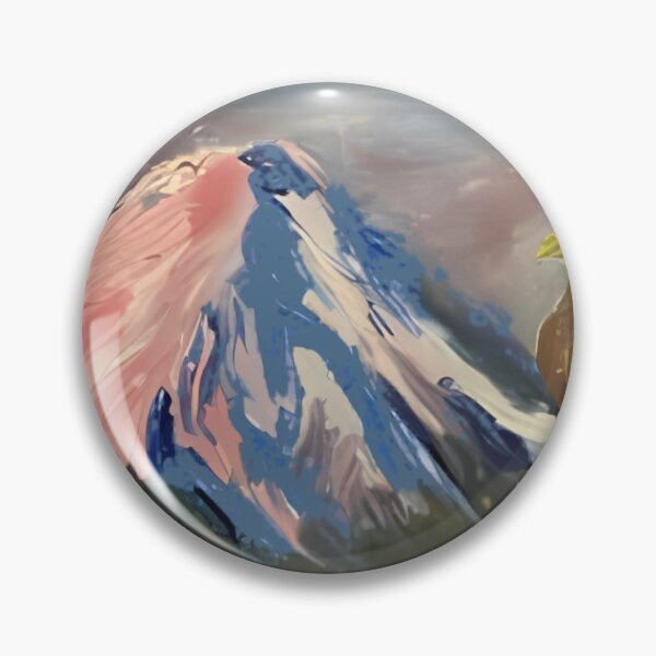 Item preview, Eagle Mountain Peak Impressionist Oil Painting designed and sold by RealmCanvas.