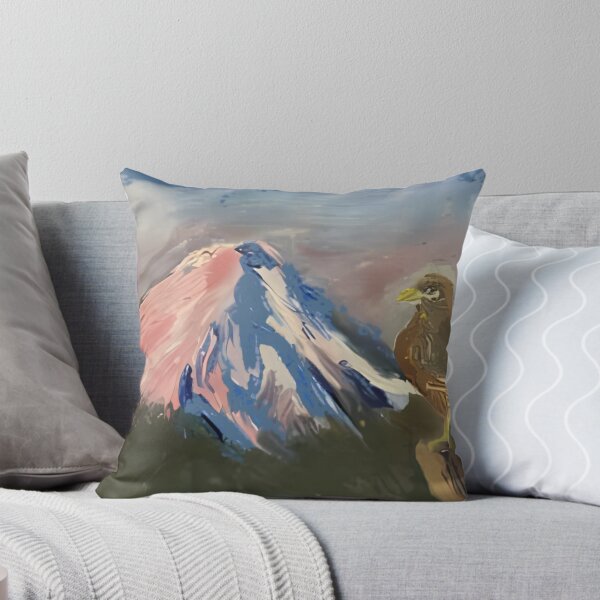 Item preview, Eagle Mountain Peak Impressionist Oil Painting designed and sold by RealmCanvas.