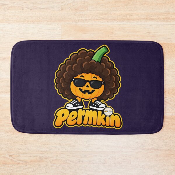 Item preview, Permkin Afro Pumpkin Halloween Pun designed and sold by PUNserious.