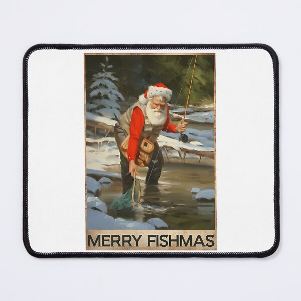 Item preview, Fishing Merry Fishmas Ho Ho Ho designed and sold by Hased-fghrton.