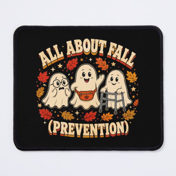 Item preview, All About Fall Prevention Ghost Humor Autumn Design designed and sold by Dmo3HarkoArt.