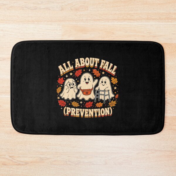 Item preview, All About Fall Prevention Ghost Humor Autumn Design designed and sold by Dmo3HarkoArt.