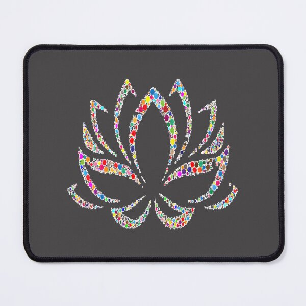 Item preview, Vibrant Multicolor Lotus Flower Artwork with Bright Gradient Petals designed and sold by carlottamascolo.