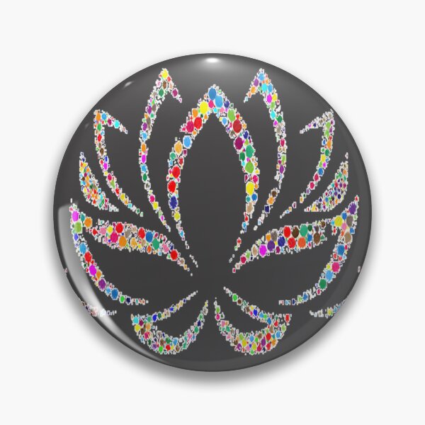 Item preview, Vibrant Multicolor Lotus Flower Artwork with Bright Gradient Petals designed and sold by carlottamascolo.