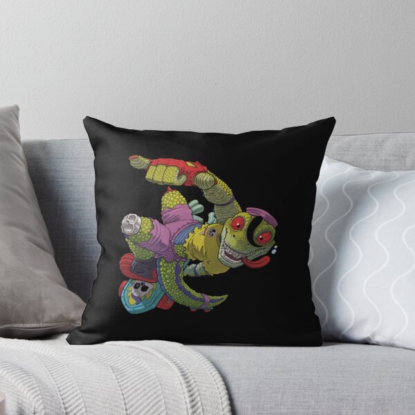 Item preview, Retro Comic Skateboard Lizard Monster Mascot designed and sold by JeoffroiCourtem.