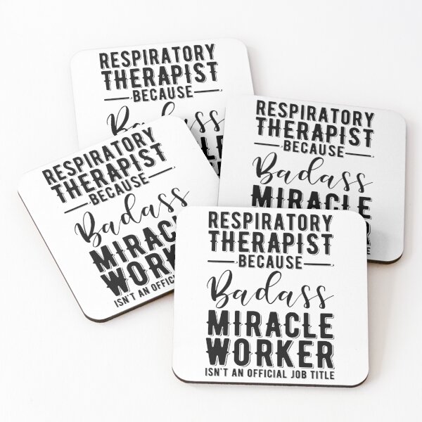 Item preview, Respiratory Therapist Because Badass Miracle Worker Isnt'T An Official Job Title designed and sold by UKCoinsShopp.