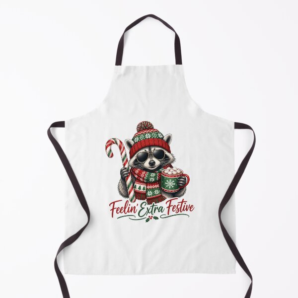 Artikelvorschau, Feelin Extra Festive Christmas Raccoon Candy Cane Cocoa Comfort Colors For Men Women Music entworfen und verkauft von OldSchoolCubak.