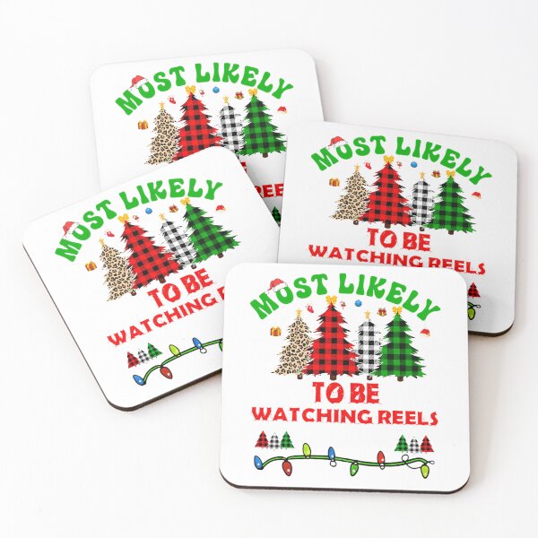 Item preview, Funny Christmas Most Likely To Be Watching Reels designed and sold by Hased-fghrton.