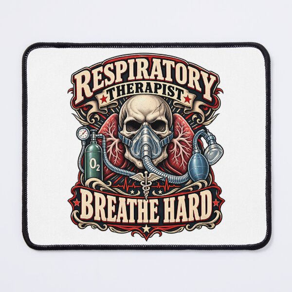 Item preview, Respiratory Therapist Skull designed and sold by UKCoinsShopp.