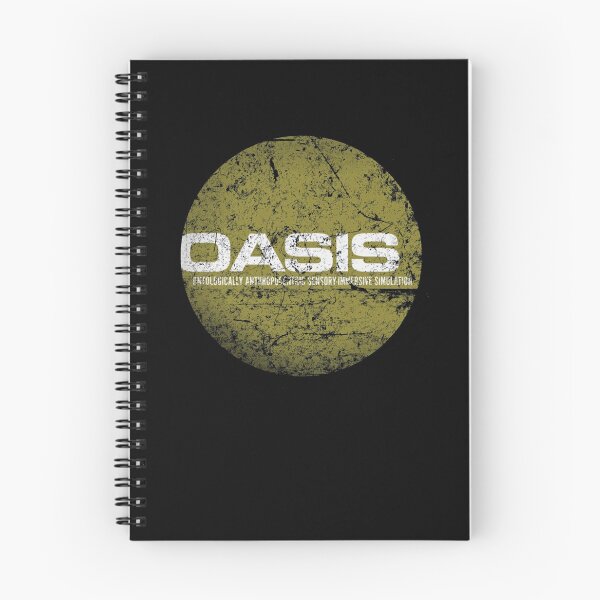 Item preview, Distressed Retro Simulation Oasis Circular Badge designed and sold by JeoffroiCourtem.