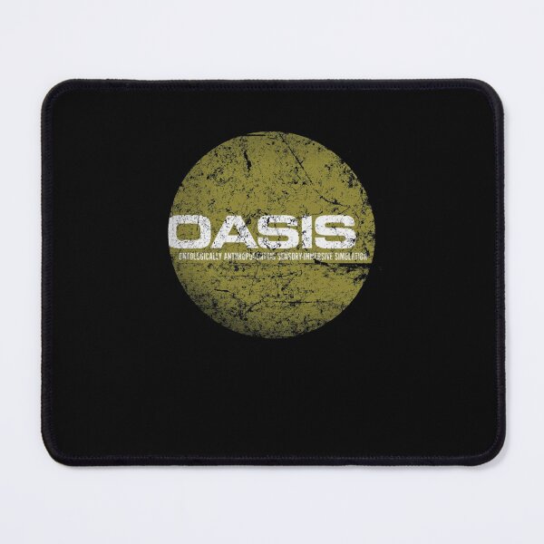 Item preview, Distressed Retro Simulation Oasis Circular Badge designed and sold by JeoffroiCourtem.