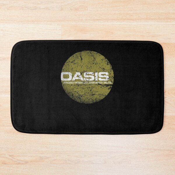 Item preview, Distressed Retro Simulation Oasis Circular Badge designed and sold by JeoffroiCourtem.