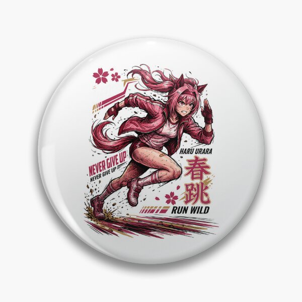 Item preview, Haru Urara Umamusume Never Give Up Kochi Racer Horse Girl Cheerful Optimism designed and sold by OldSchoolCubak.