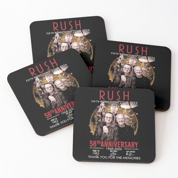 Item preview, Fifty Something Tour 58 Years Anniversary RUSH BAND designed and sold by Ruizman.