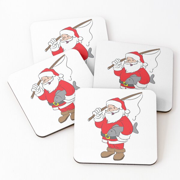Item preview, Funny Christmas Xmas Santa Fishing Holiday Gift Idea designed and sold by Hased-fghrton.
