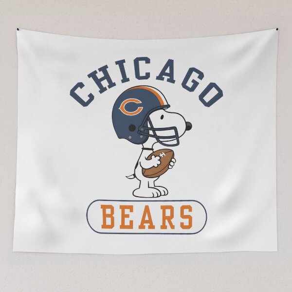 Item preview, Snoopy Chicago Bears Football Helmet  designed and sold by LittleMamastore.