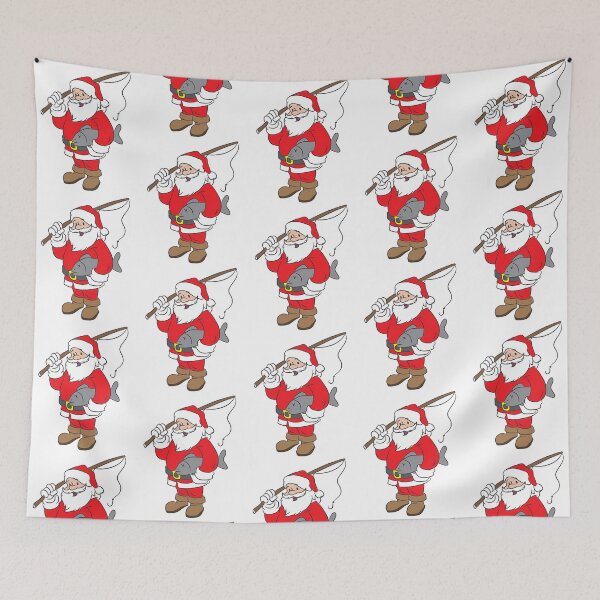 Item preview, Funny Christmas Xmas Santa Fishing Holiday Gift Idea designed and sold by Hased-fghrton.