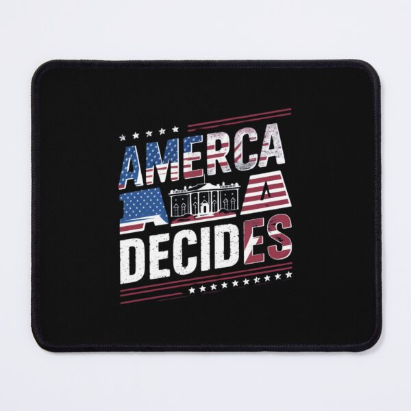 Item preview, Patriotic American Flag White House Election Poster designed and sold by JeoffroiCourtem.