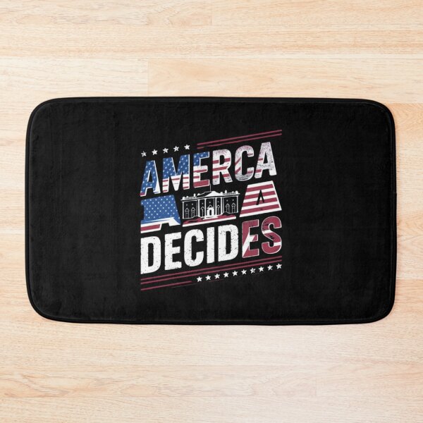 Item preview, Patriotic American Flag White House Election Poster designed and sold by JeoffroiCourtem.