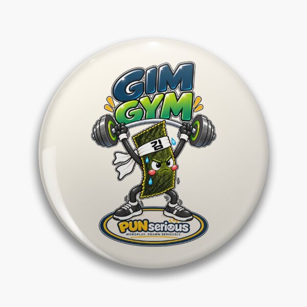 Item preview, Korean Seaweed Gim Gym Workout Pun designed and sold by PUNserious.
