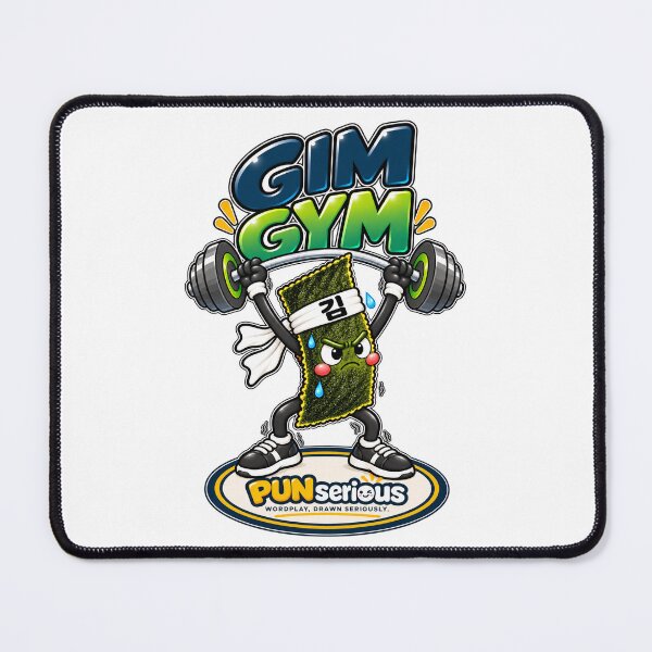 Item preview, Korean Seaweed Gim Gym Workout Pun designed and sold by PUNserious.