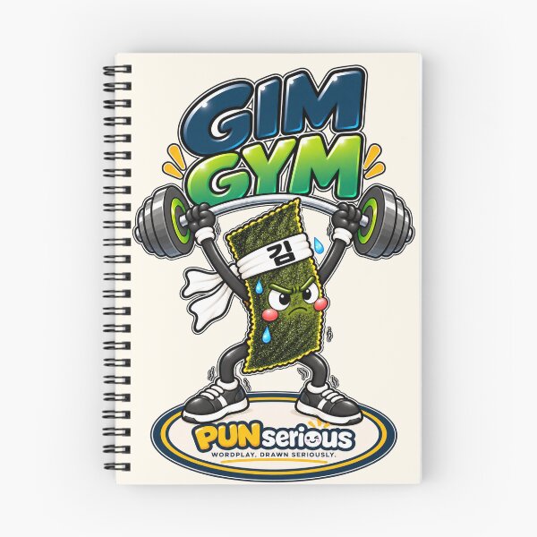 Item preview, Korean Seaweed Gim Gym Workout Pun designed and sold by PUNserious.