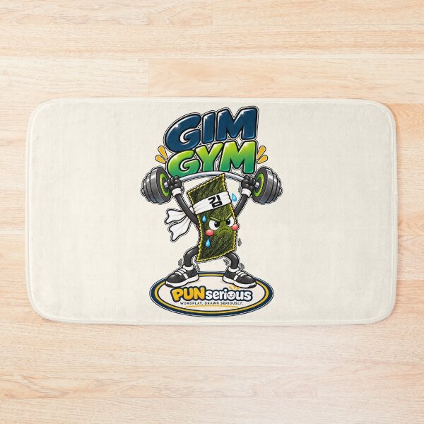 Item preview, Korean Seaweed Gim Gym Workout Pun designed and sold by PUNserious.
