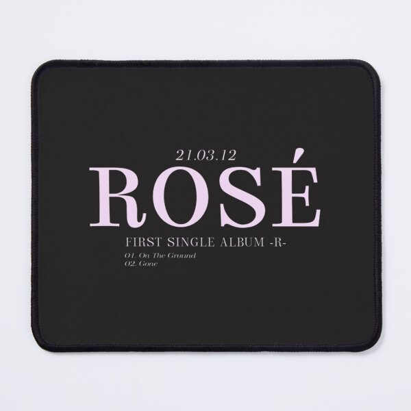 Item preview, Ros Kpop Debut Album R Tracklist Design for Fans and Music Lovers designed and sold by rumantd.