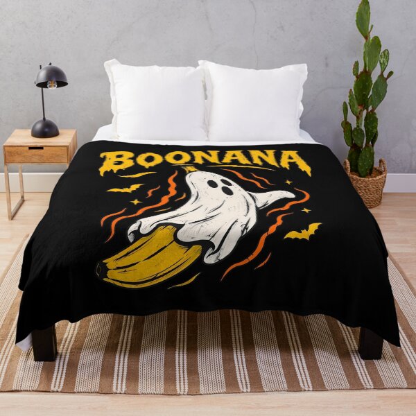 Item preview, BOONANA Ghost Banana Riding Spooky Fun Halloween designed and sold by Dmo3HarkoArt.