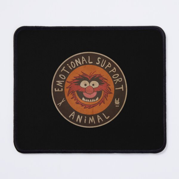 Item preview, Funny Emotional Support Animal Retro Monster Emblem designed and sold by JeoffroiCourtem.