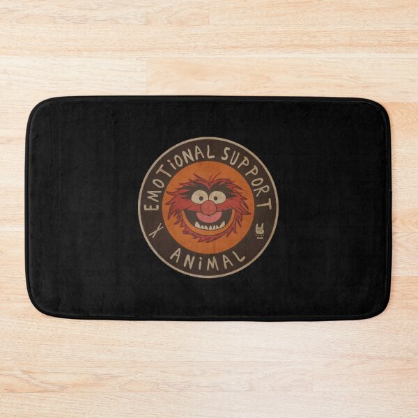 Item preview, Funny Emotional Support Animal Retro Monster Emblem designed and sold by JeoffroiCourtem.